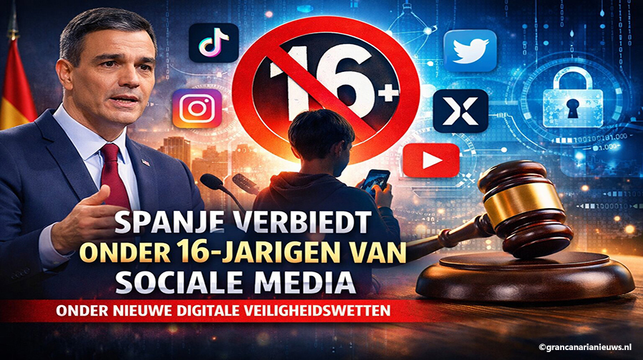 Spanje verbiedt sociale media voor onder 16-jarigen onder nieuwe digitale veiligheidswetten