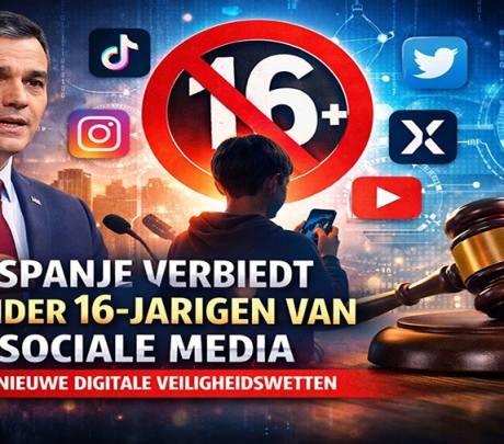 Spanje verbiedt sociale media voor onder 16-jarigen onder nieuwe digitale veiligheidswetten
