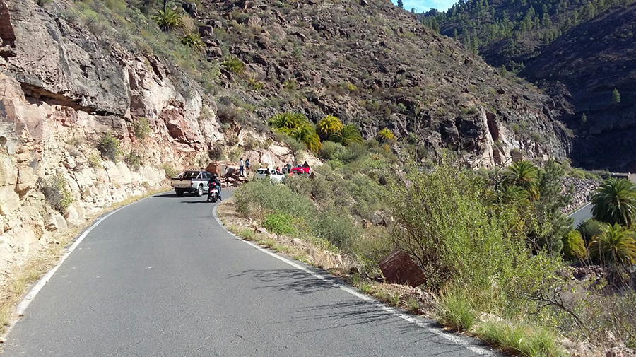 Twintig wegen op Gran Canaria blijven afgesloten vanwege storm Therese!