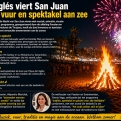 Playa del Inglés viert San Juan met muziek, vuur en spektakel aan zee