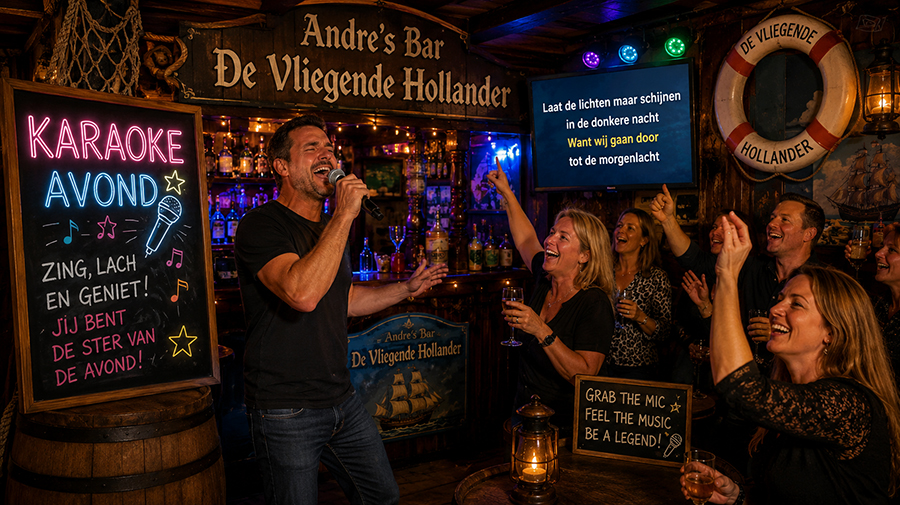 Op maandag 5 oktober alweer de 10e karaoke avond!