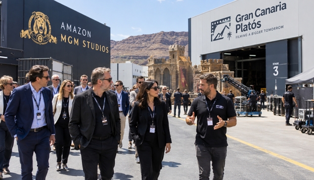Amazon MGM Studios bezoekt Maspalomas om filmlocaties en audiovisuele producties te bekijken