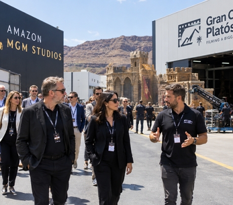 Amazon MGM Studios bezoekt Maspalomas om filmlocaties en audiovisuele producties te bekijken