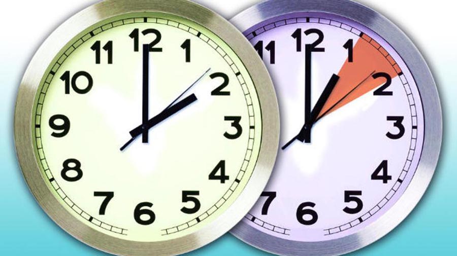Vergeet niet om morgen de klok een uur terug te zetten!